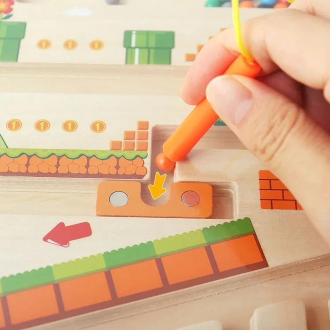 SkillPath – Montessori tal- og farvelabyrint til forbedring af logiske og motoriske evner