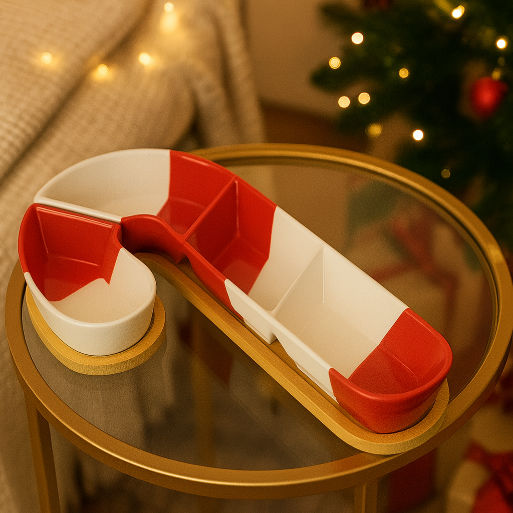 Canelora | Festligt sukkerstangfad