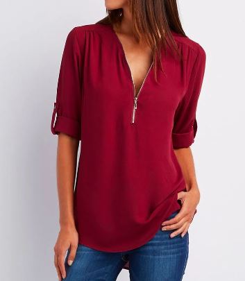 Sophie Charmerende Elegant Bluse