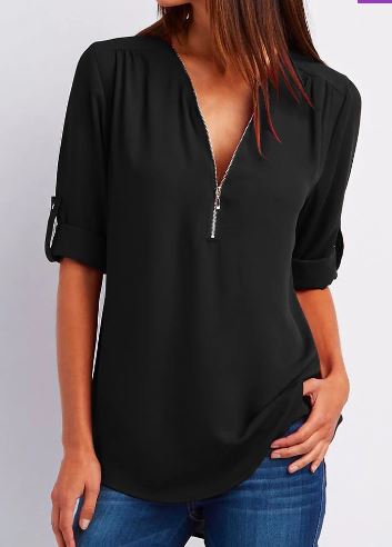 Sophie Charmerende Elegant Bluse