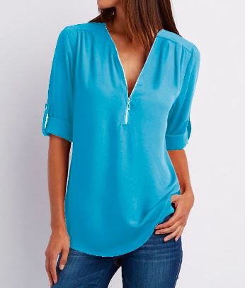 Sophie Charmerende Elegant Bluse