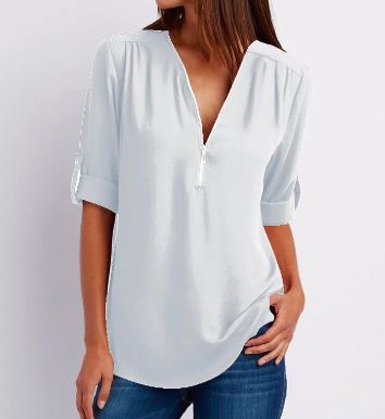 Sophie Charmerende Elegant Bluse