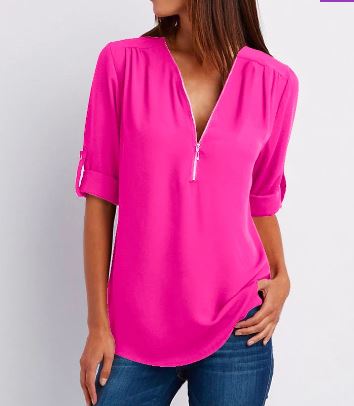 Sophie Charmerende Elegant Bluse