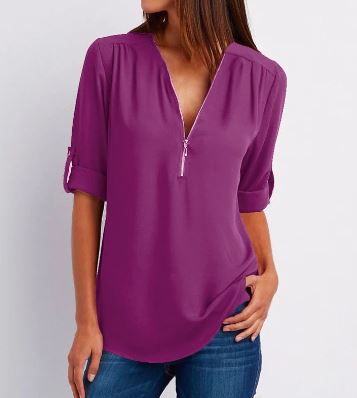 Sophie Charmerende Elegant Bluse