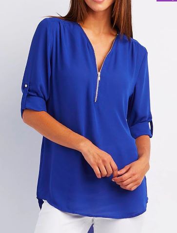 Sophie Charmerende Elegant Bluse