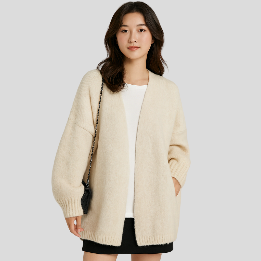 Evienne | Dikker Strik-Vintercardigan