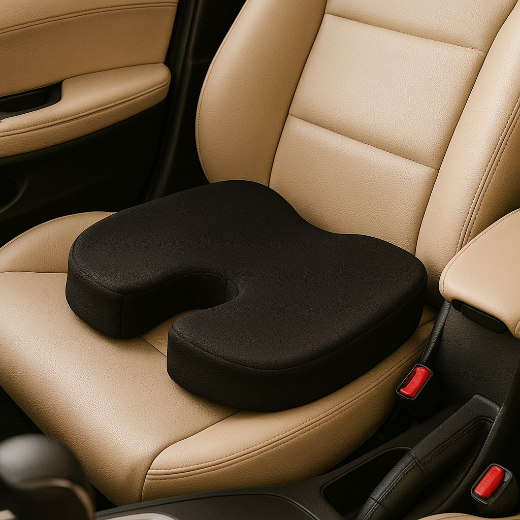 OrthoCool | Ergonomisk Memory Foam Siddepude med U-form design