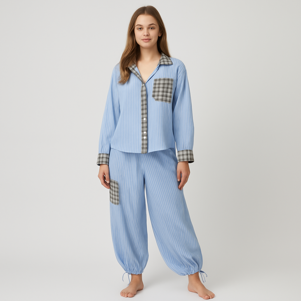 Klassisk dames pyjamasæt