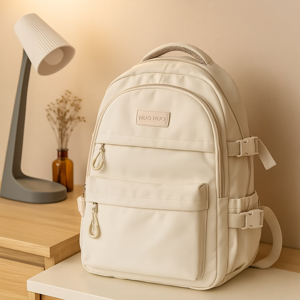 Skolerygsæk med stor kapacitet – Rummelig og holdbar taske til studerende