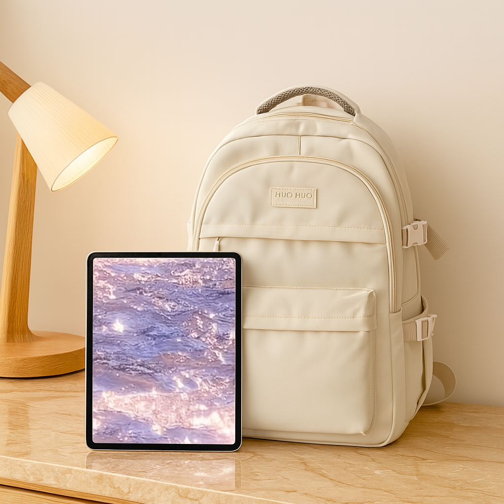 Skolerygsæk med stor kapacitet – Rummelig og holdbar taske til studerende