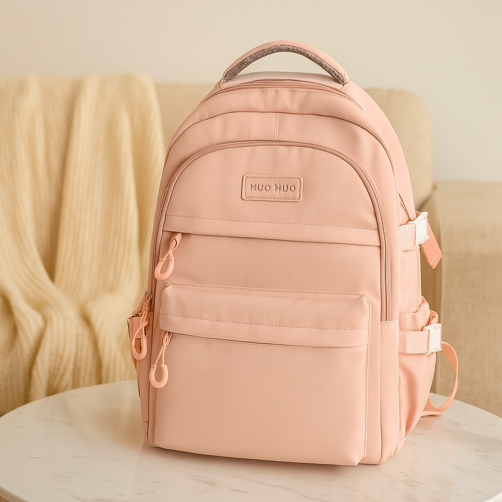 Skolerygsæk med stor kapacitet – Rummelig og holdbar taske til studerende