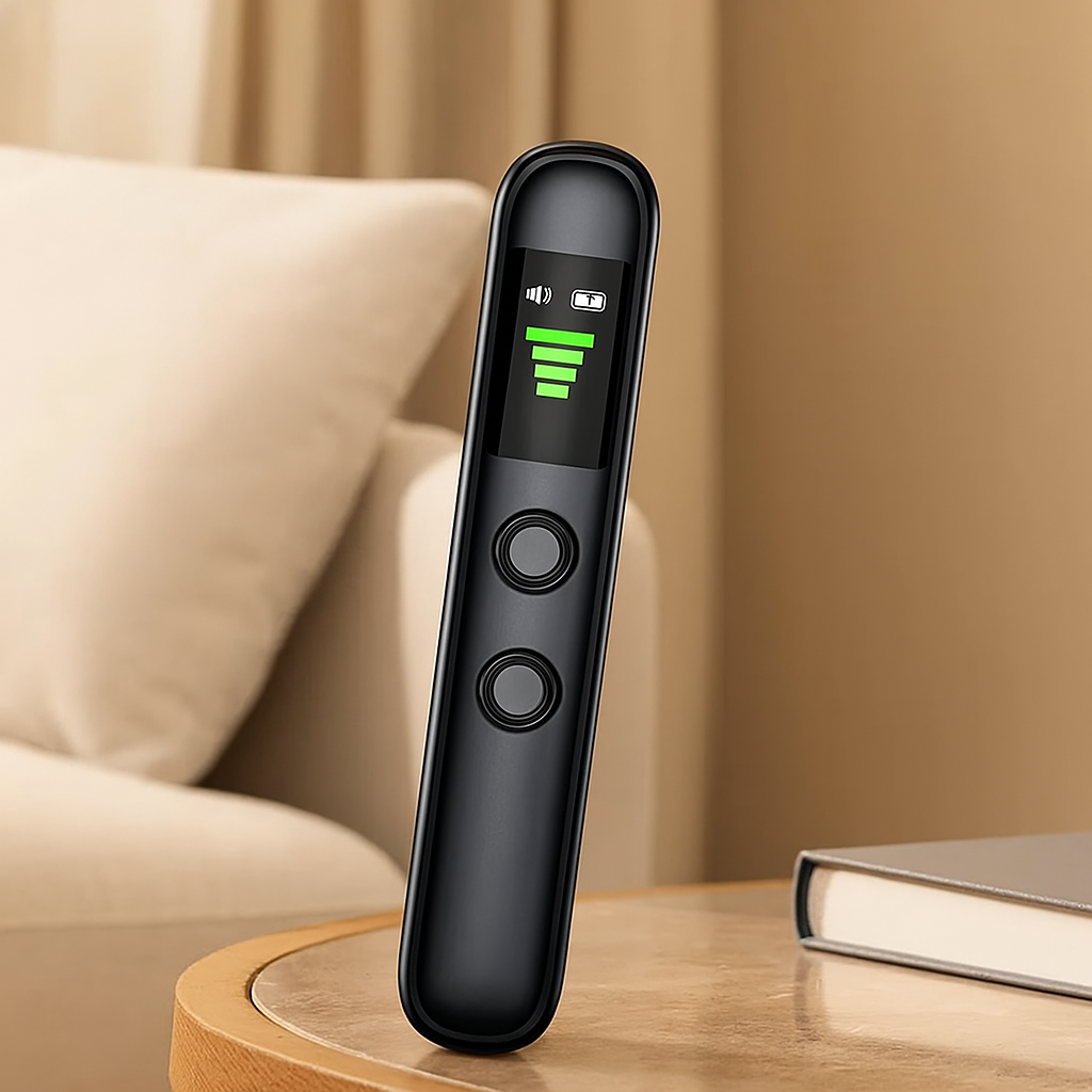 Skjulte Kameraer Detektor – Bærbar Anti-Spionage RF-Signal Scanner & Kamera Detektor