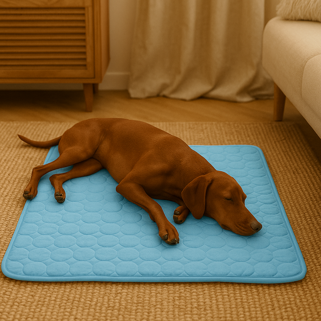 Innovativ kølemåtte til hunde (fire gange køleeffekt) – ChillComfort