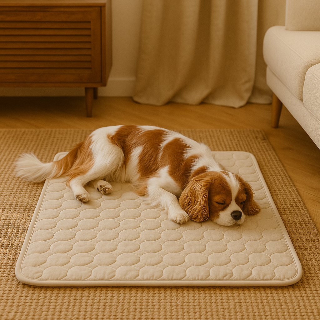 Innovativ kølemåtte til hunde (fire gange køleeffekt) – ChillComfort
