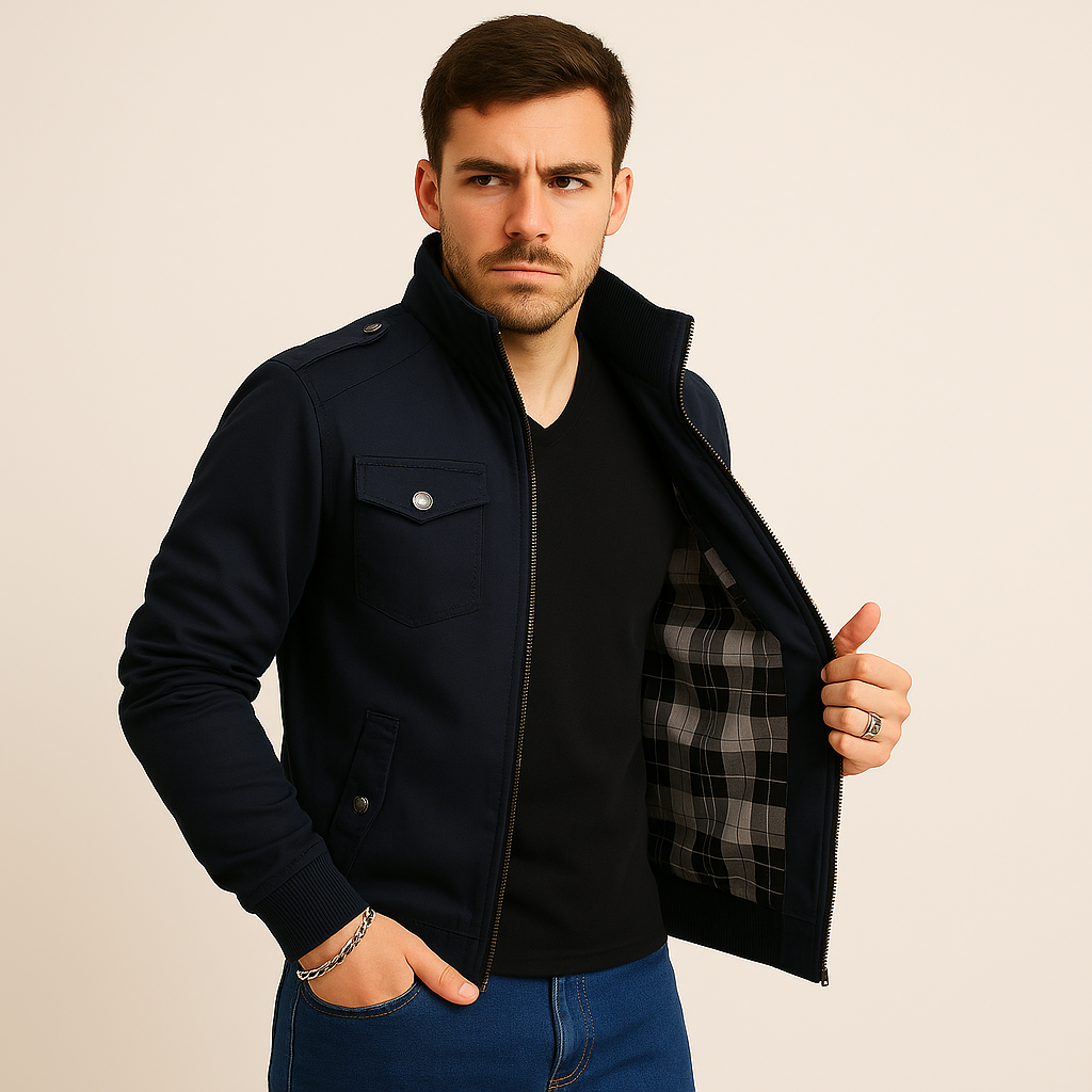 Connor Herre Cargojakke – Fleeceforet Outdoorfrakke