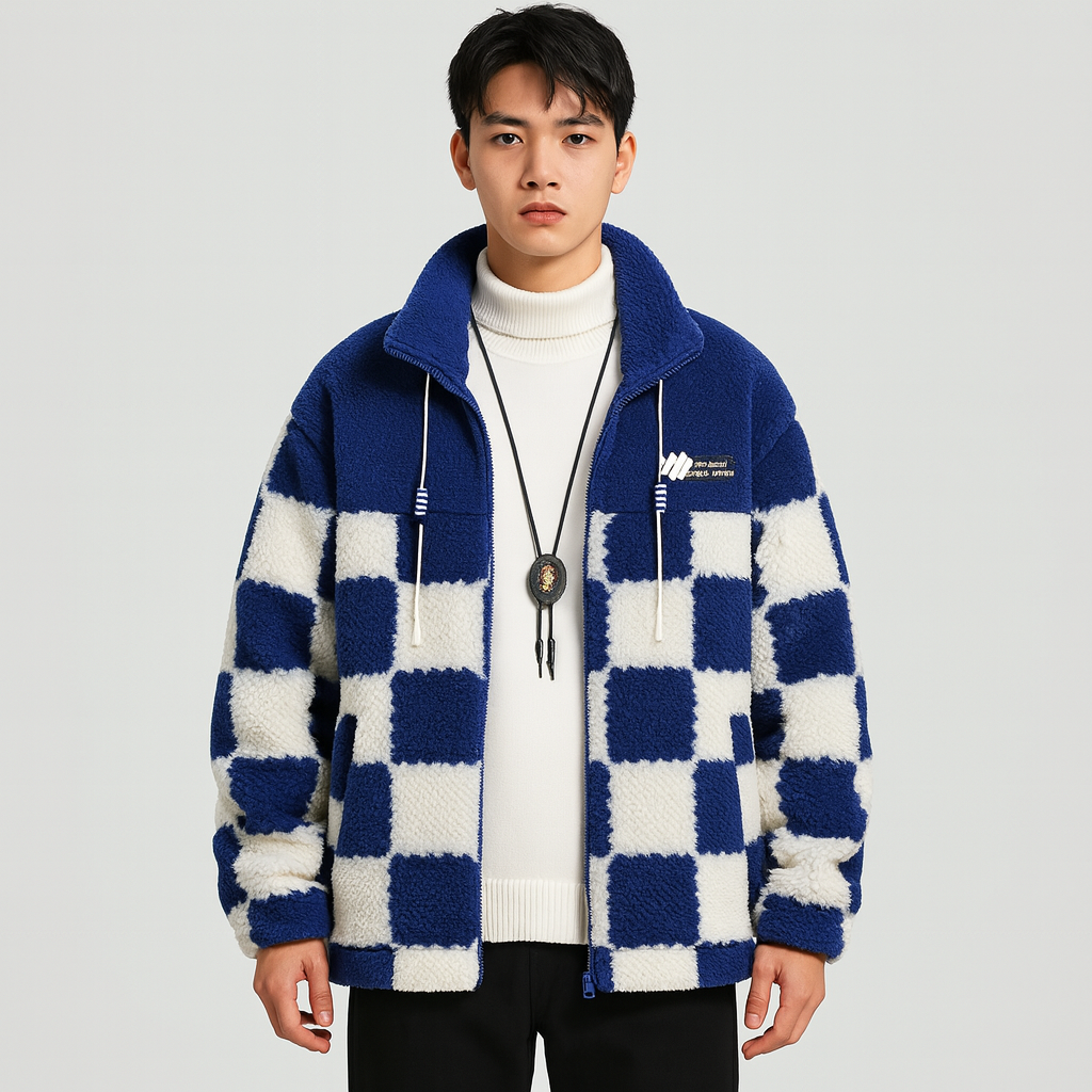 Magnus | Unisex vinterfrakke i lammeuld med fleecefor