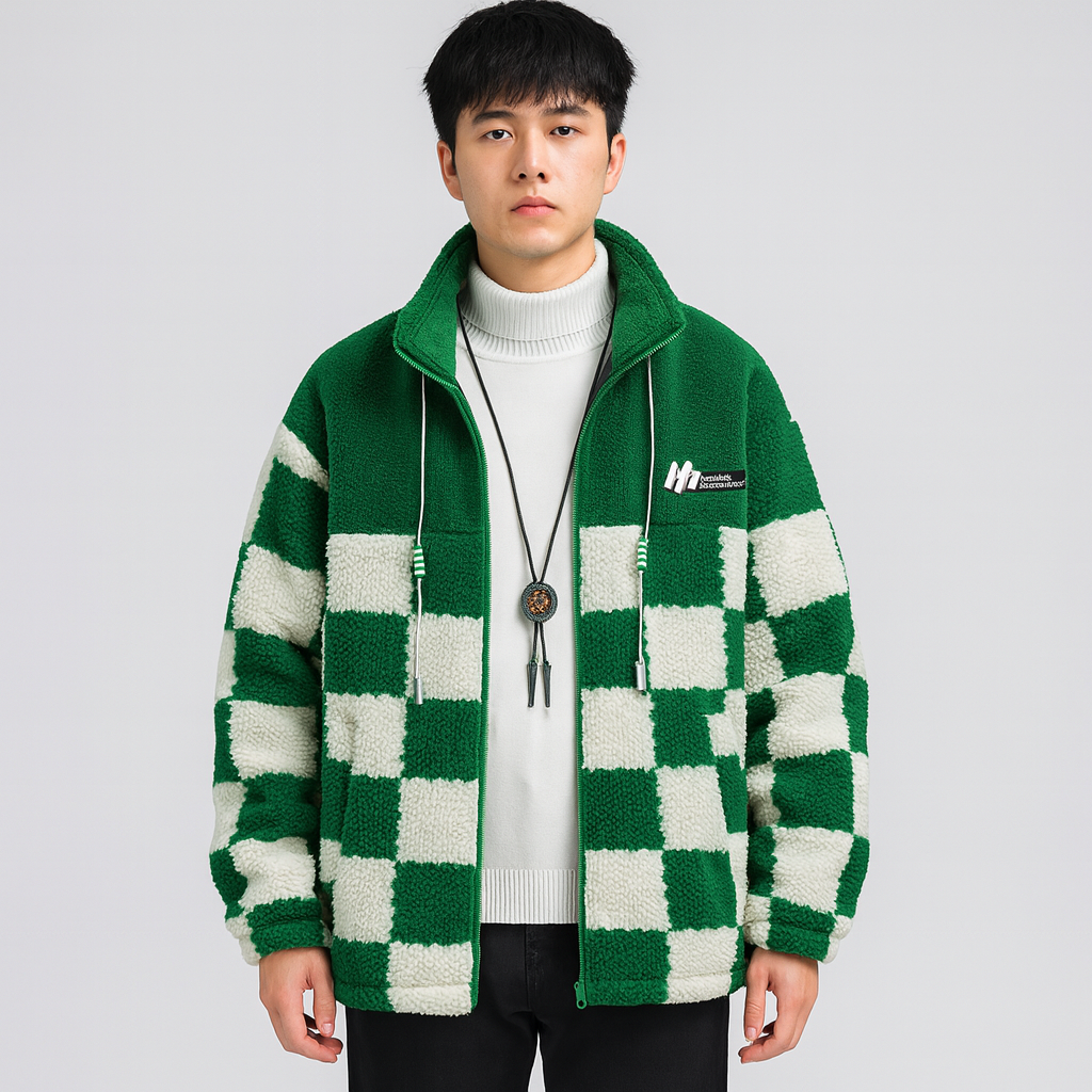 Magnus | Unisex vinterfrakke i lammeuld med fleecefor