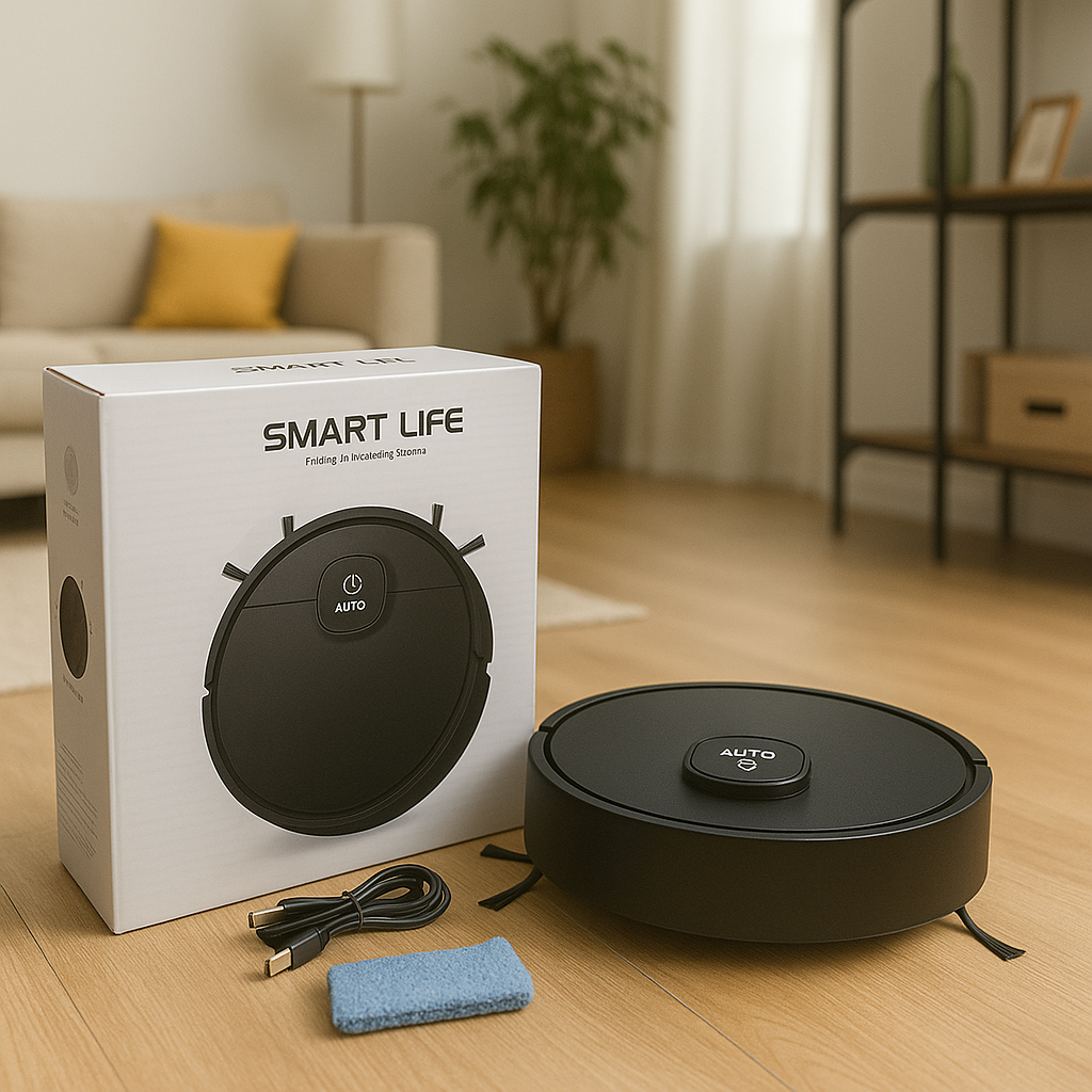 UltraSweep - 3-i-1 intelligent robotstøvsuger med trådløs våd- og tørmopning
