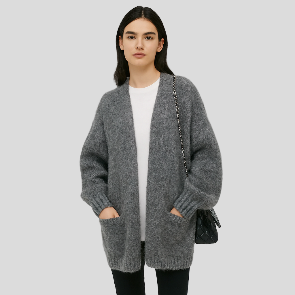 Evienne | Dikker Strik-Vintercardigan