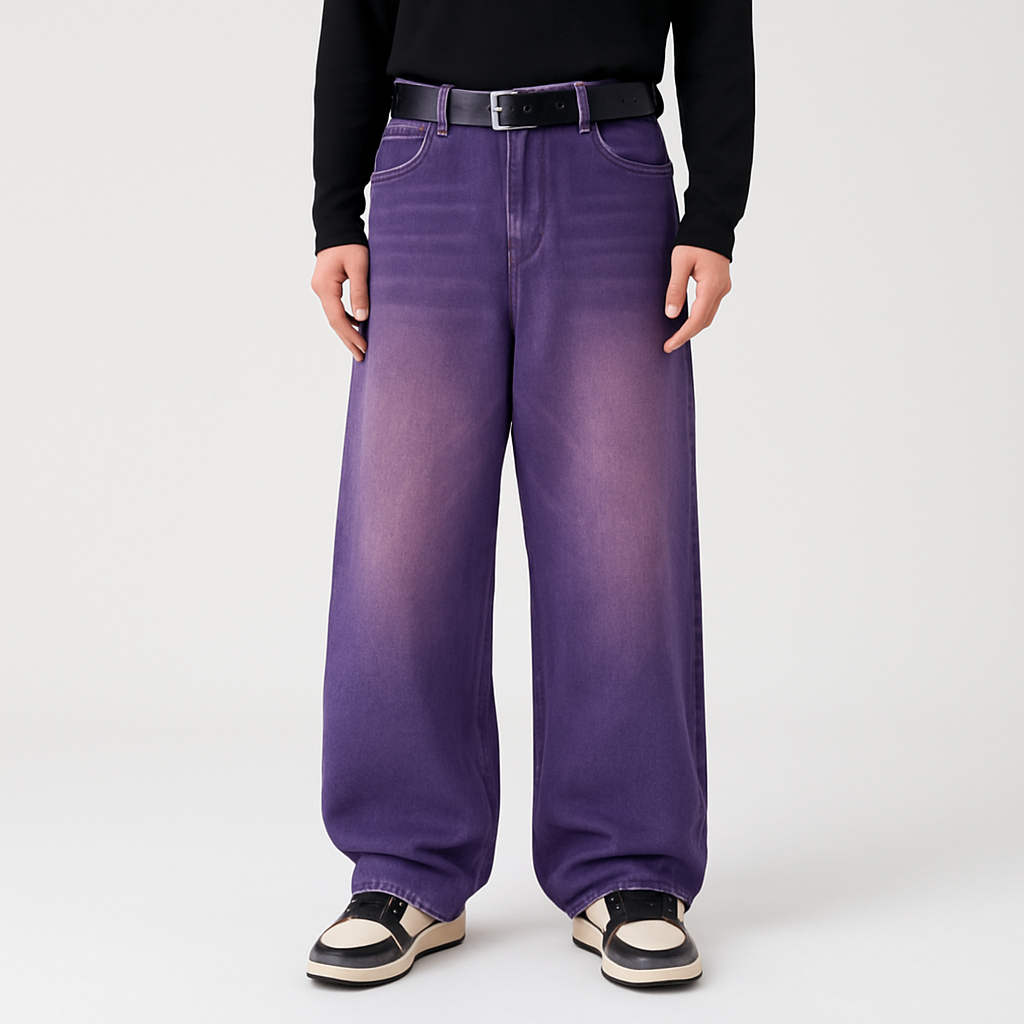 4Legend – Herre Flare Jeans – Uformel Streetstyle, lommer, moden udseende