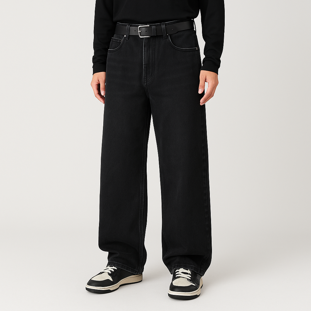 4Legend – Herre Flare Jeans – Uformel Streetstyle, lommer, moden udseende