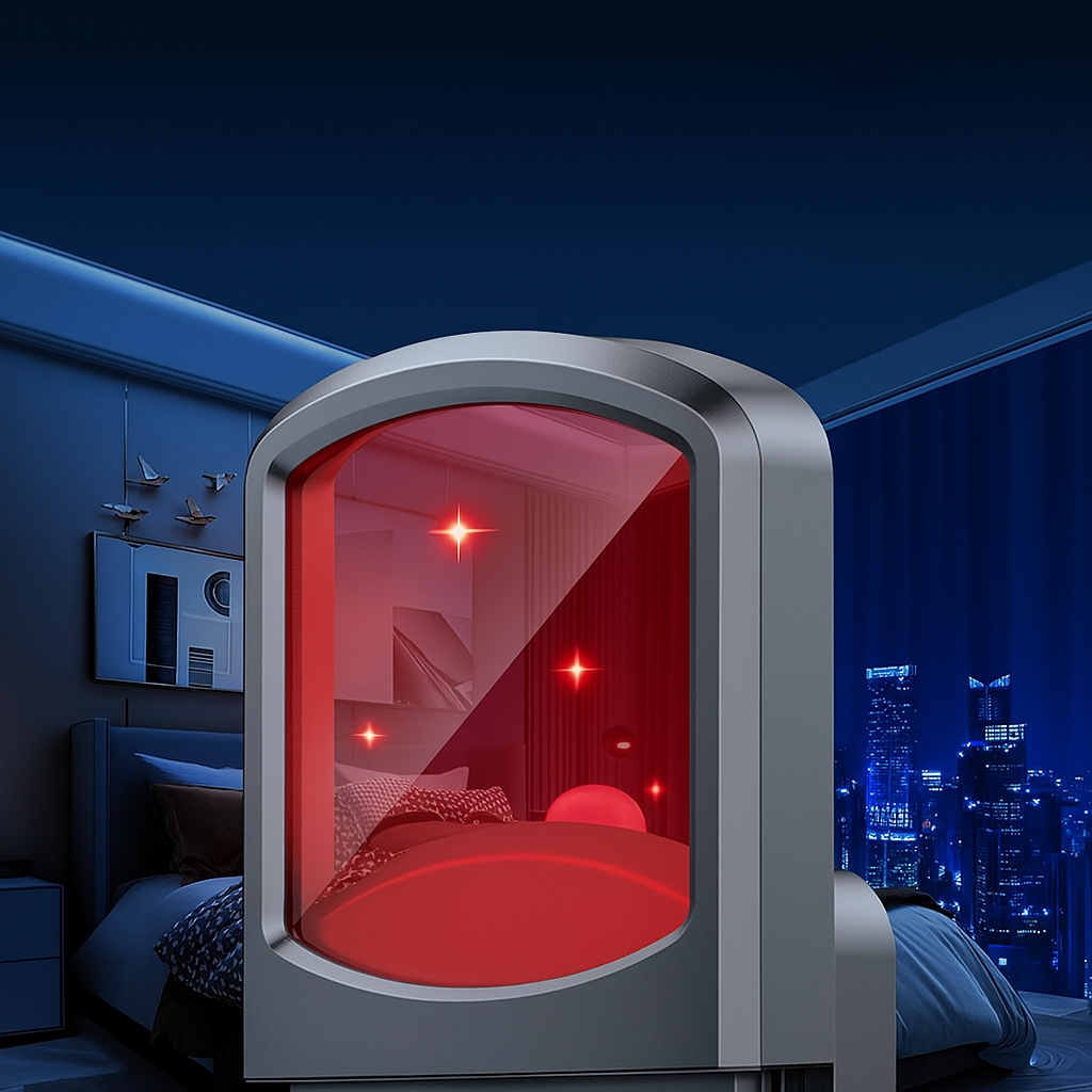F25 Anti-spionage-detektor – USB-genopladelig, infrarotsensor, 25-timers batterilevetid