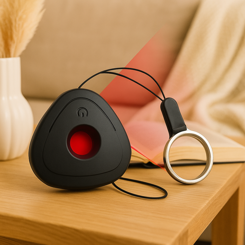 Bærbar kameradetektor – genopladelig med vibration- og lydløs tilstand, ideel til udendørs og hjemmet