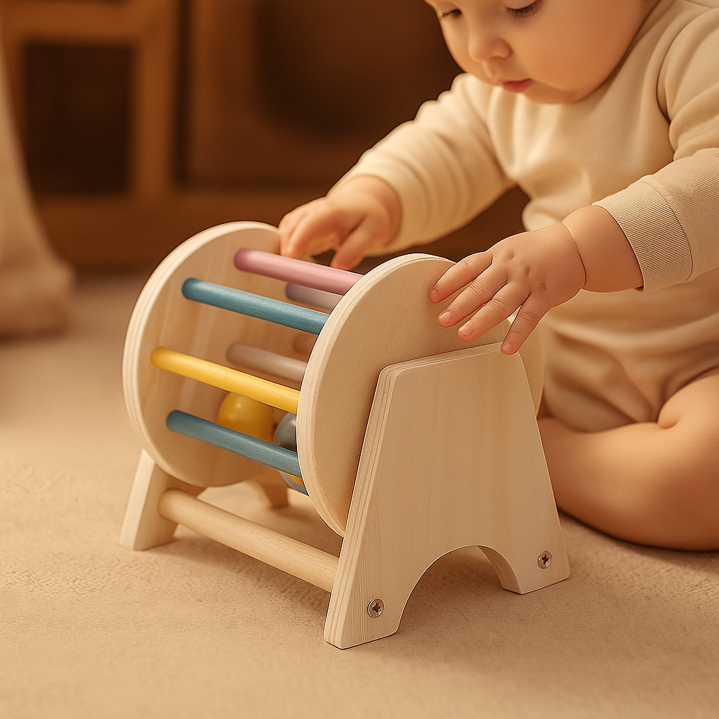Holztromme — Tidliglægningsinstrument for små børn fra 0–3 år