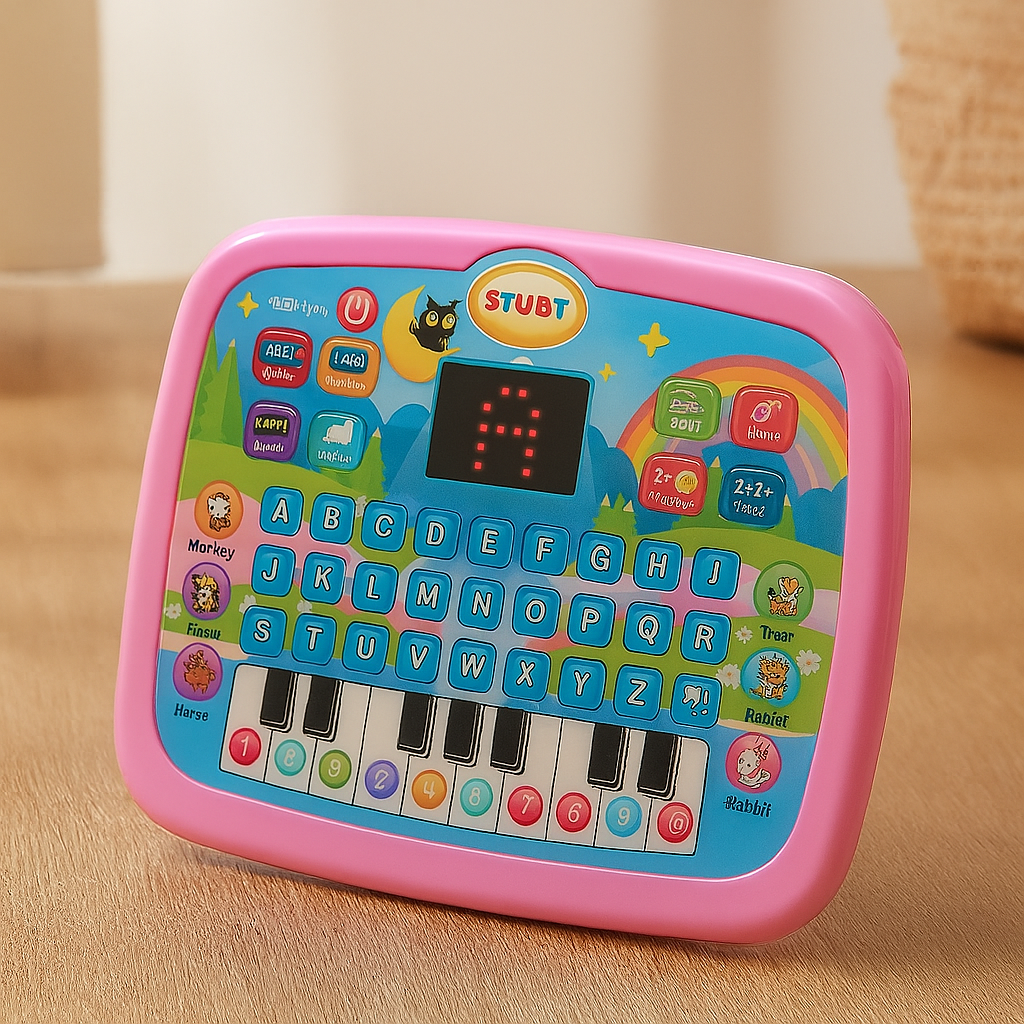 Lærertablet til børn – Bogstaver, tal, lyde & klaviertaster