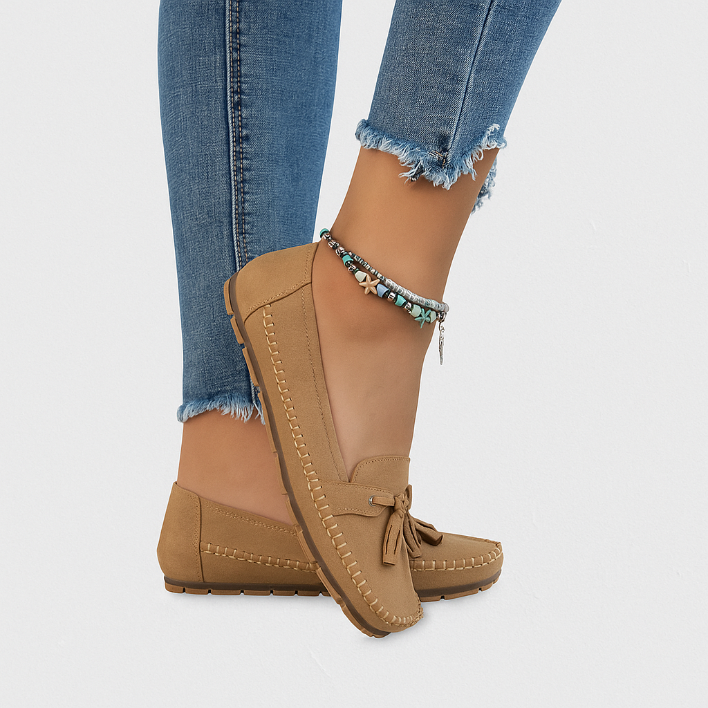 Olivia - Ubesværede slip-on loafers med tidløs charme, der blander elegance og hverdagsleje