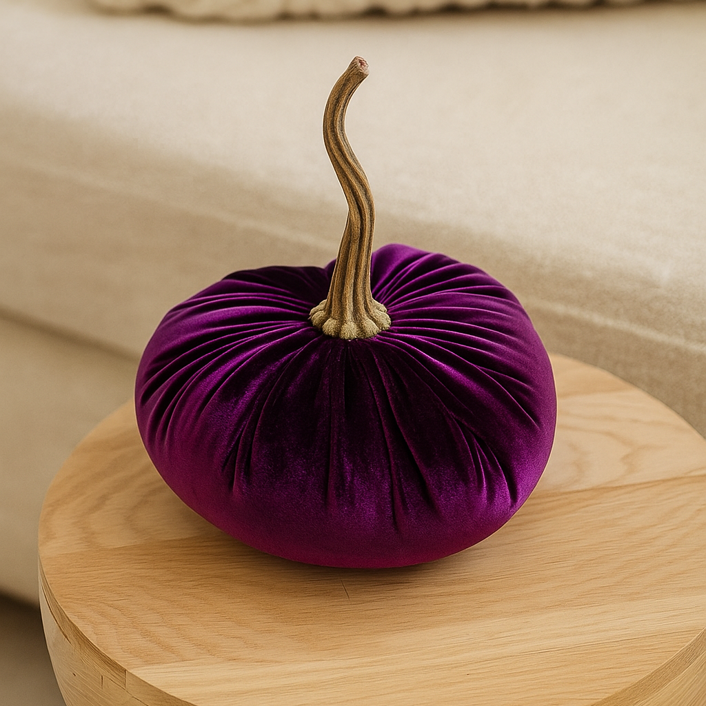 HarvestHug – Håndlavet blød Halloween-græskarplyspude