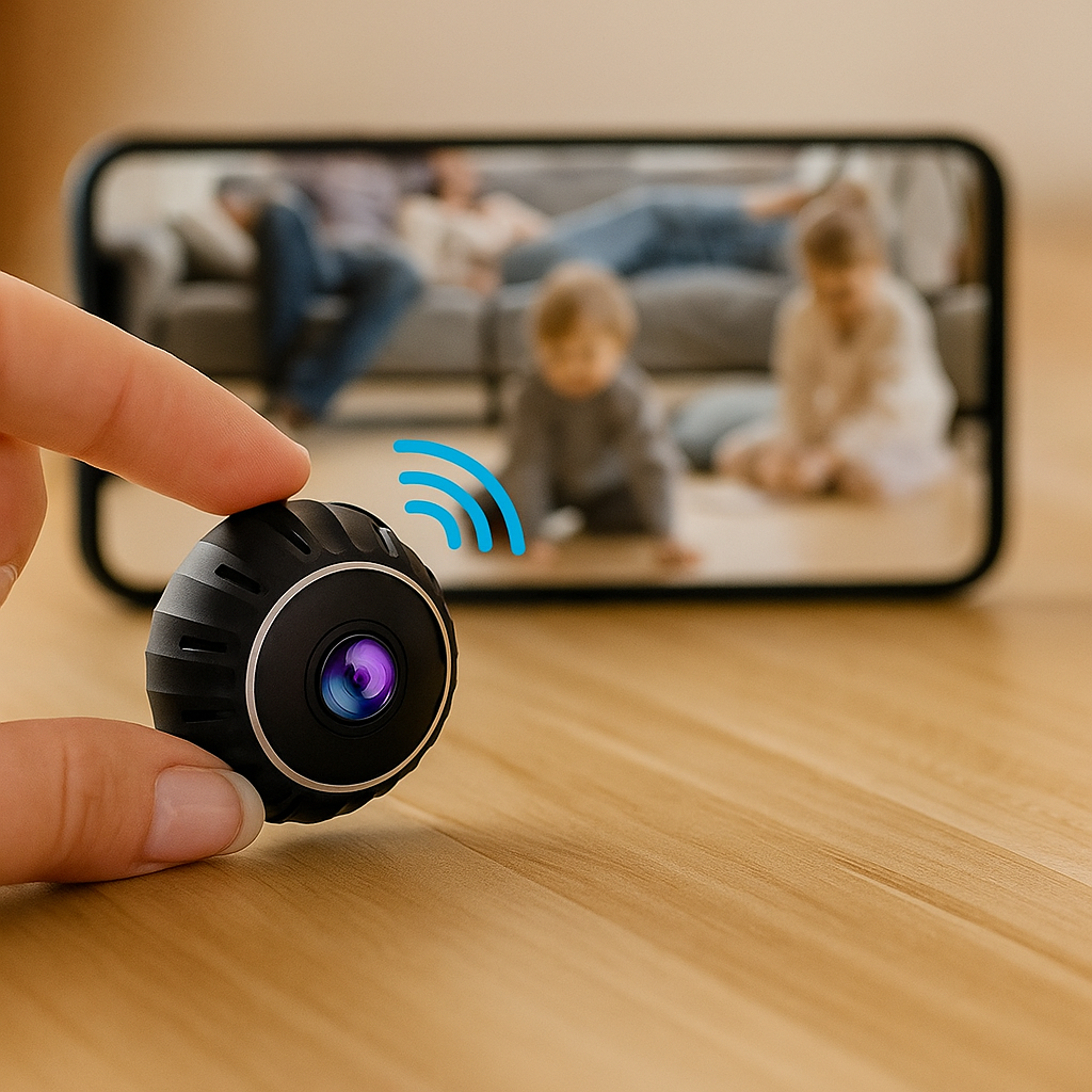 SentraView - Trådløst 4K Overvågningskamera med Panoramavisning