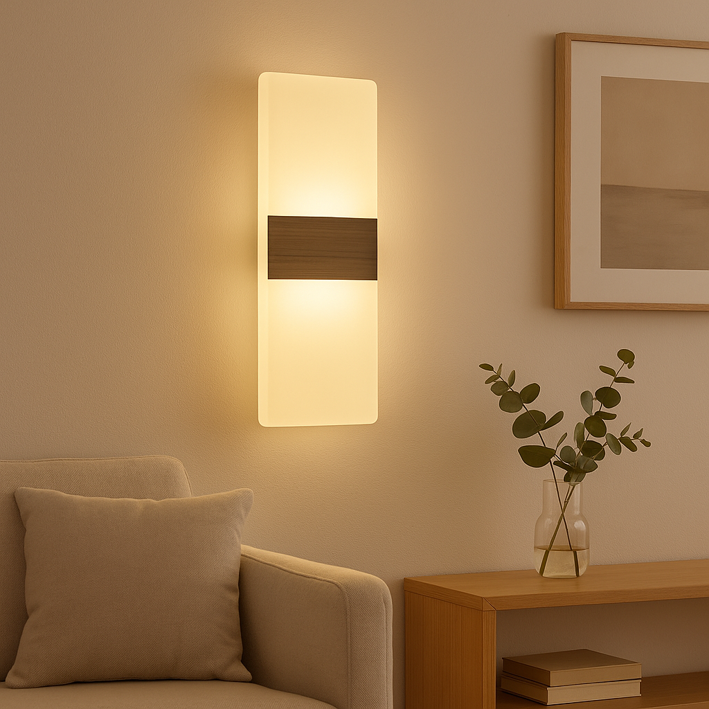 LumaTap – LED-væglampe med USB-tilslutning og Sensorstyring