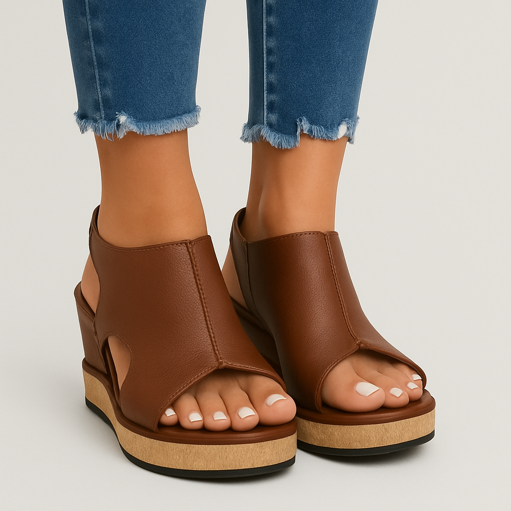 Rebecca - Komfortable sandaler med tyk skridsikker sål og justerbar rem