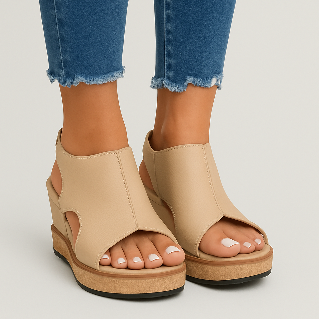 Rebecca - Komfortable sandaler med tyk skridsikker sål og justerbar rem