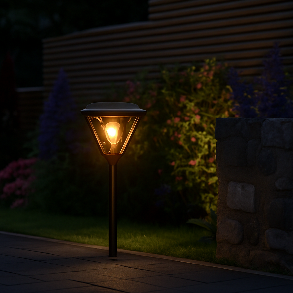 Solaro – Klassisk Solcellelampe til Haven med Lygtepælsdesign