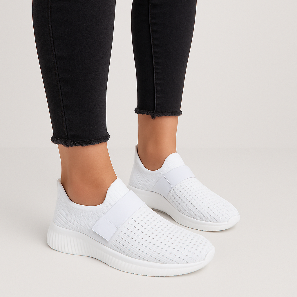 Lelia – Komfortable Slip-On Sneakers med Justerbar Rem