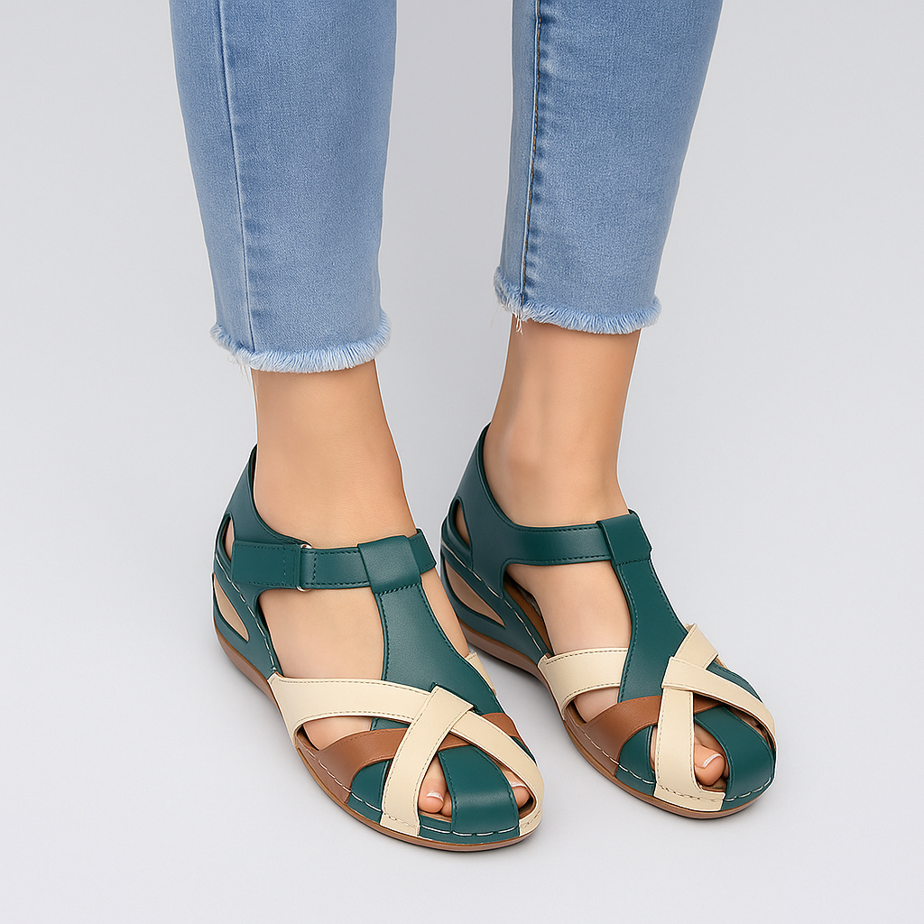 Demi – Elegante Kilesandaler med Remdesign og Åben Tå