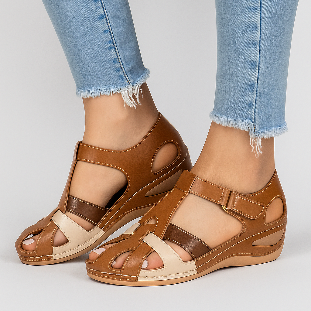 Demi – Elegante Kilesandaler med Remdesign og Åben Tå