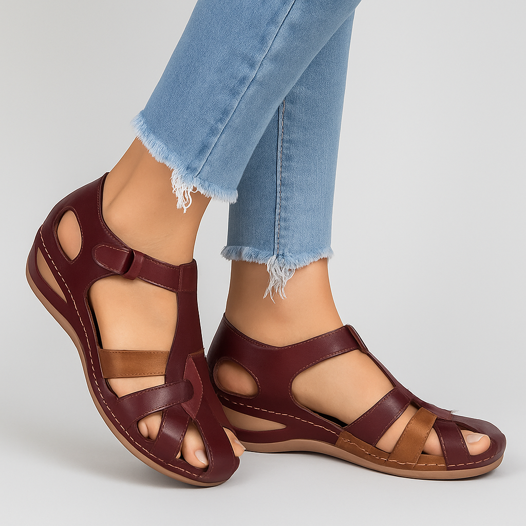 Demi – Elegante Kilesandaler med Remdesign og Åben Tå