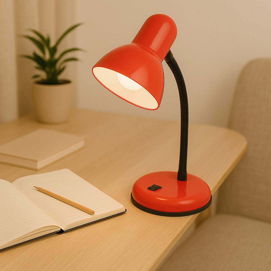 LumaFlex – LED Skrivebordslampe med 360° Justerbar Hals og Touch-Kontrol
