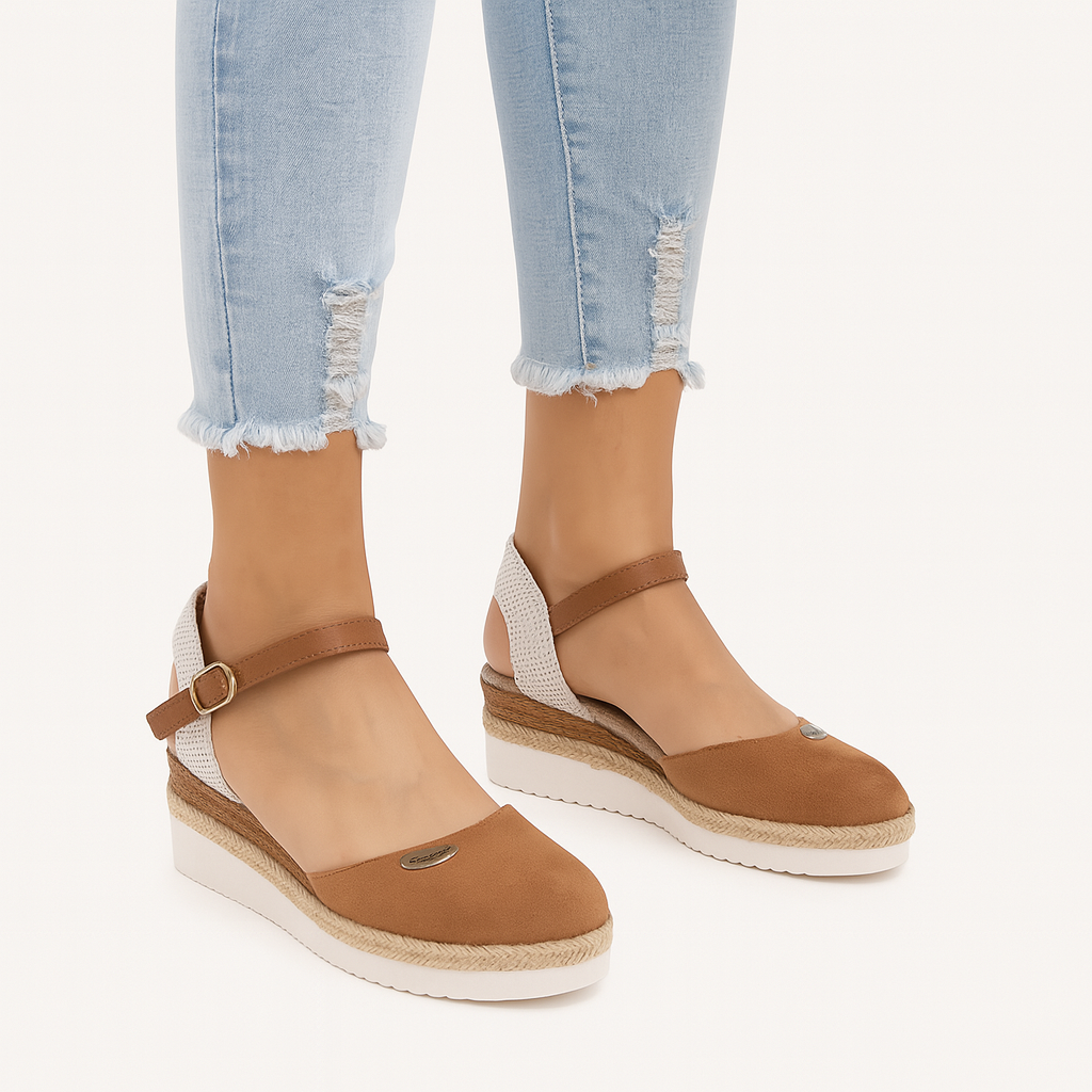 Angie – Elegante Kilesandaler med Krydssremme til Kvinder