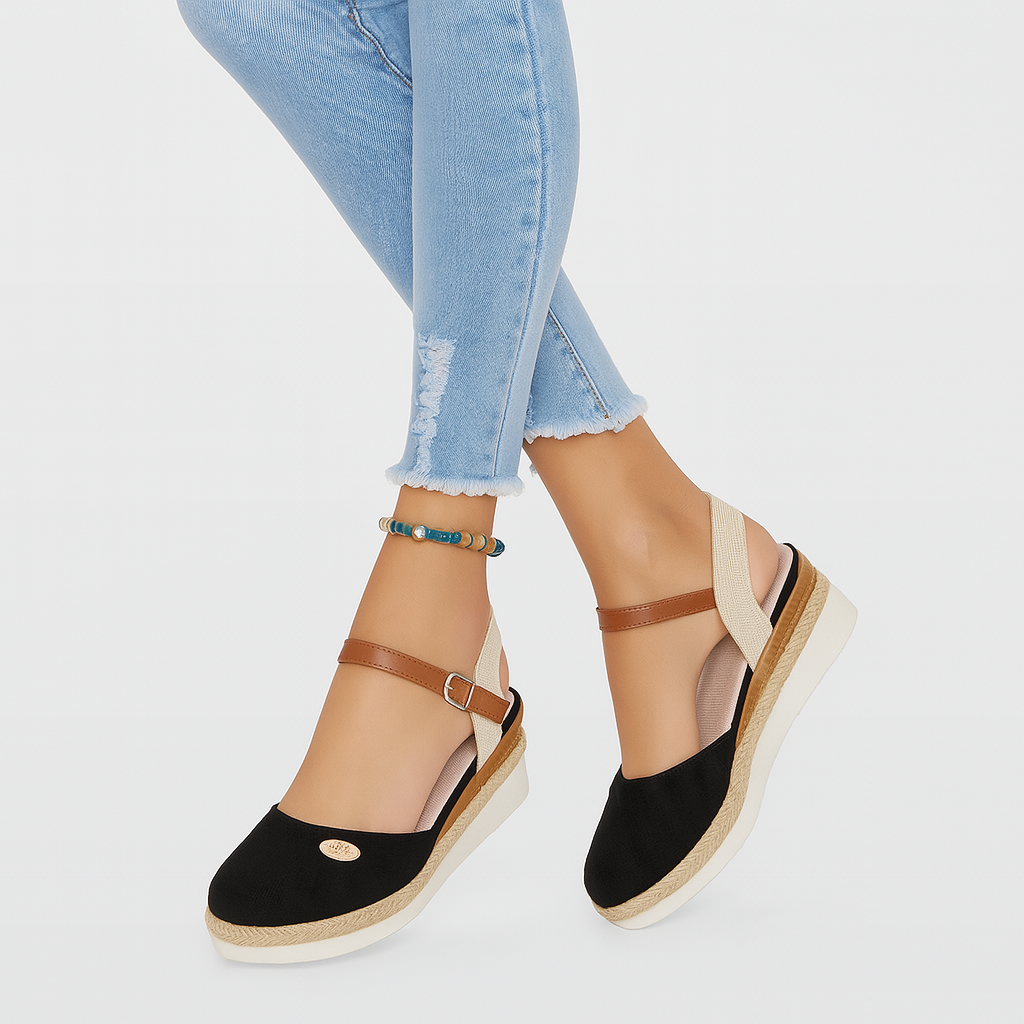 Angie – Elegante Kilesandaler med Krydssremme til Kvinder