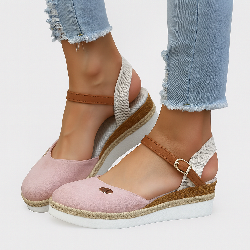Angie – Elegante Kilesandaler med Krydssremme til Kvinder