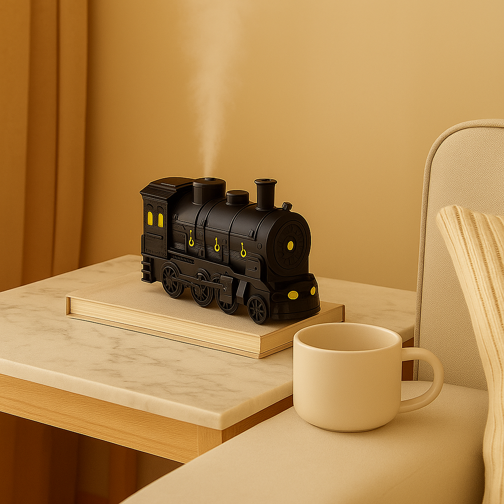 TrainMist - Ultralyds æterisk oliediffuser med omgivende lys