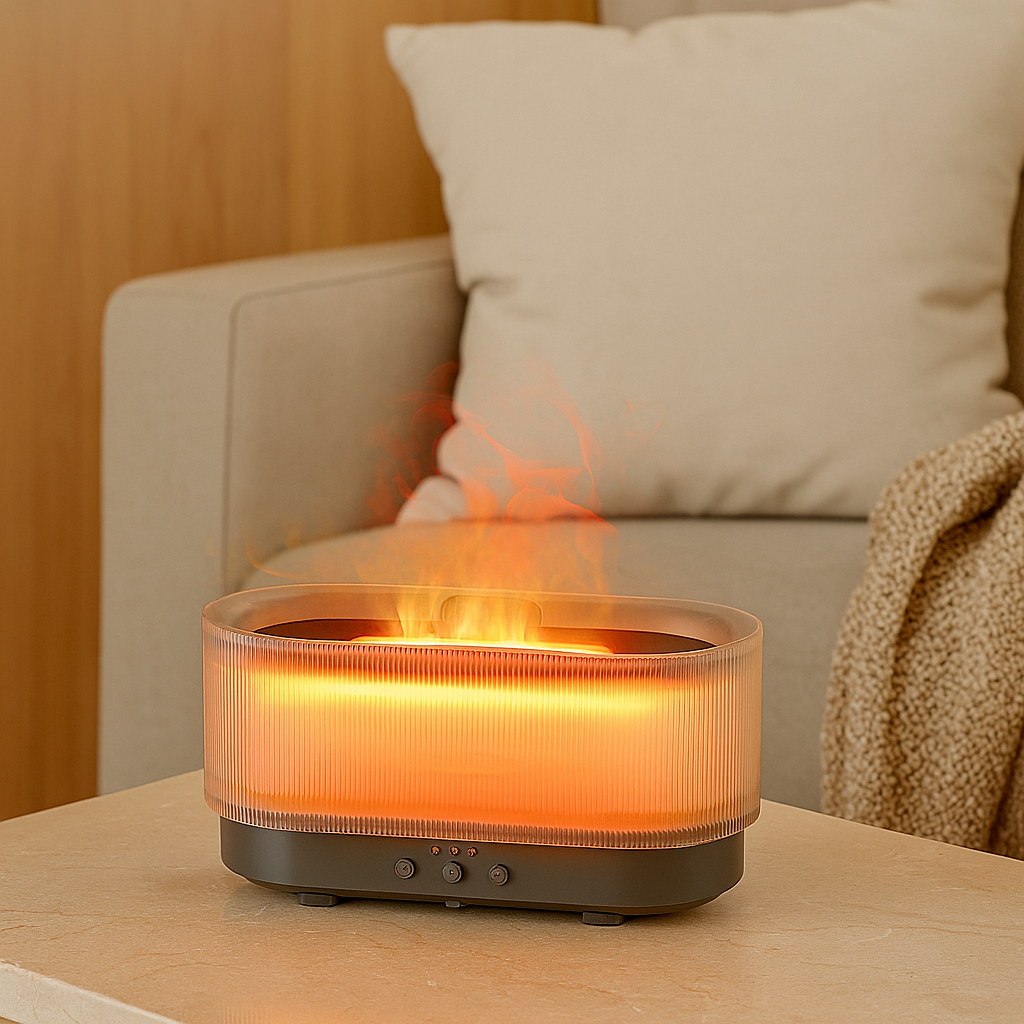 BrelioMist - Aromaterapi Ultralydsdiffuser med LED Ambiance Lys