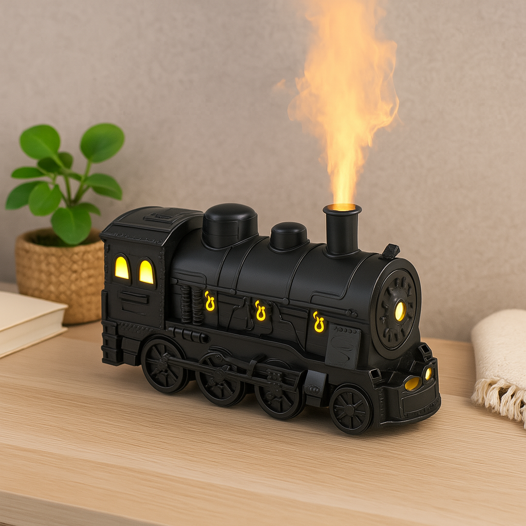 TrainMist - Ultralyds æterisk oliediffuser med omgivende lys