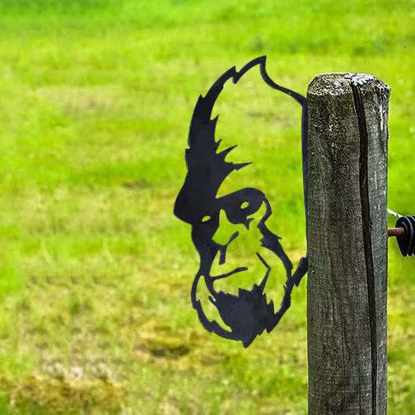 WildPost - Metal dyresilhuet Fence Toppers