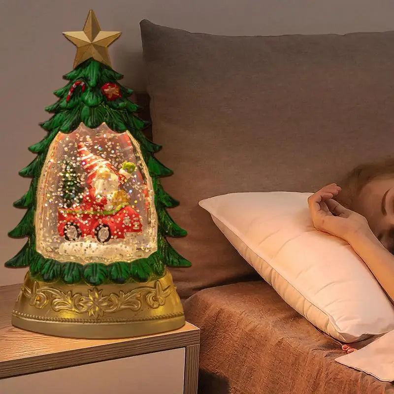 Jul Krystalkugle snefnug lys