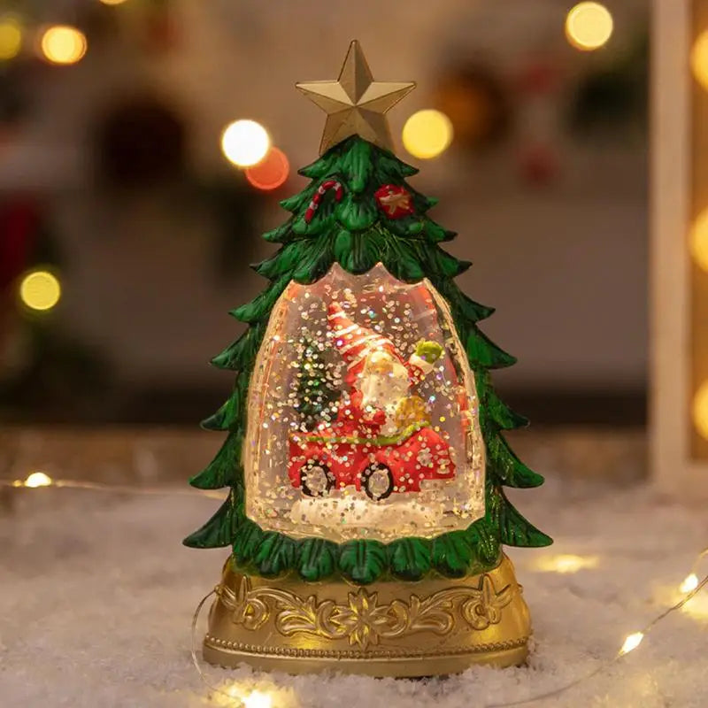 Jul Krystalkugle snefnug lys